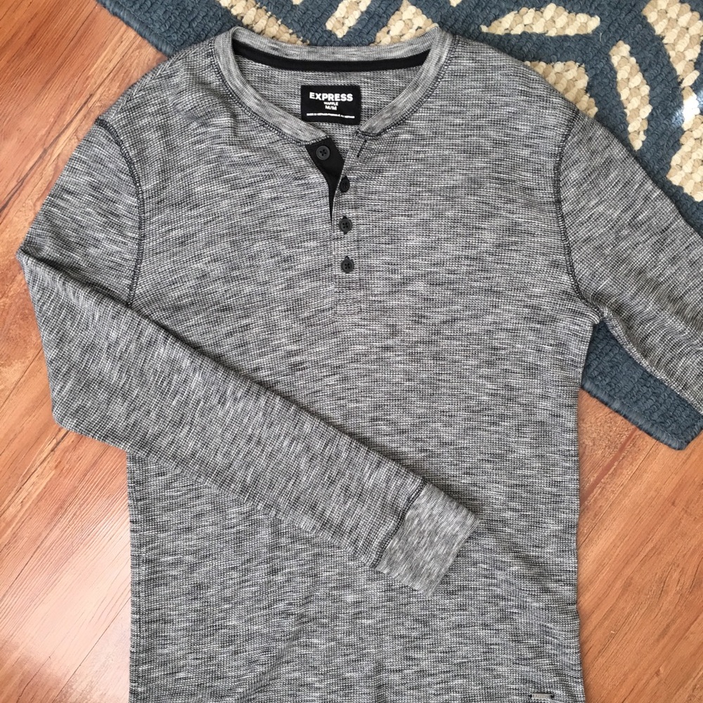 Men’s Express Waffle Knit Henley